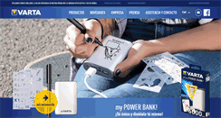 Desktop Screenshot of es.varta-consumer.com