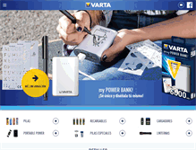 Tablet Screenshot of es.varta-consumer.com