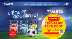 Desktop Screenshot of fr.varta-consumer.com